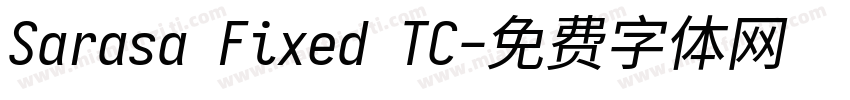 Sarasa Fixed TC字体转换